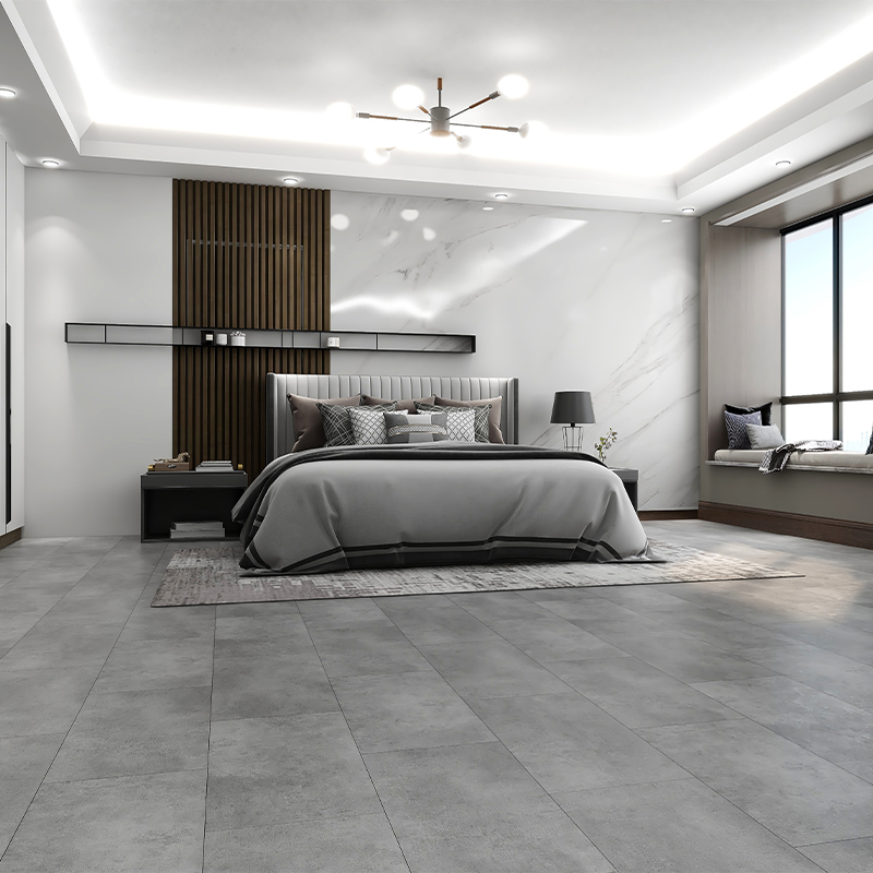Tile Look พื้น SPC สำหรับห้องนั่งเล่นและห้องครัว